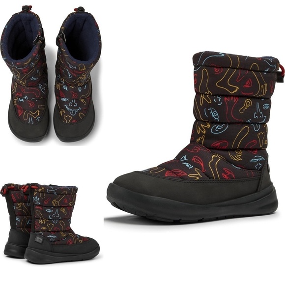 Camper Other - Like New Camper Ergo PrimaLoft® Winter Boots in Fun Print Size EU 29